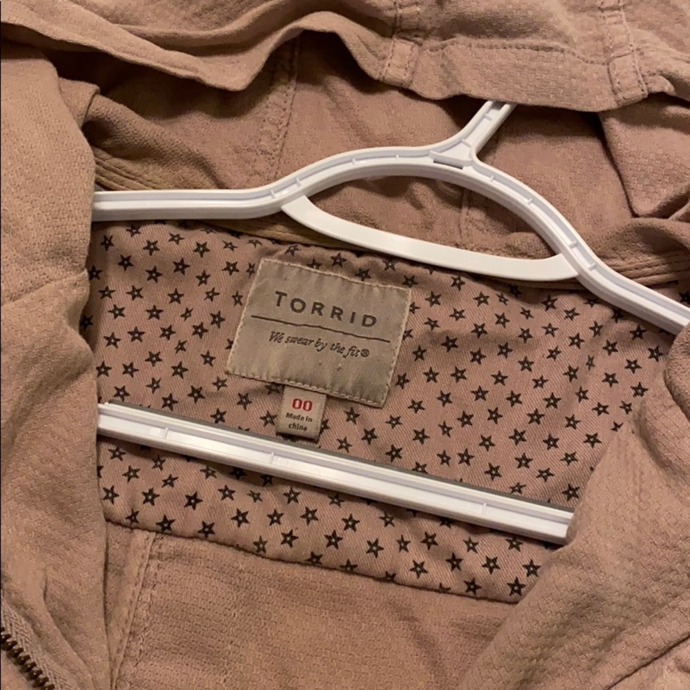 Torrid light Pink Anaorak Jacket - Picture 6 of 7